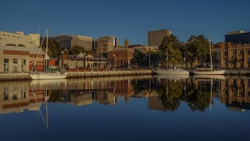 Uitzicht vanuit accommodatie