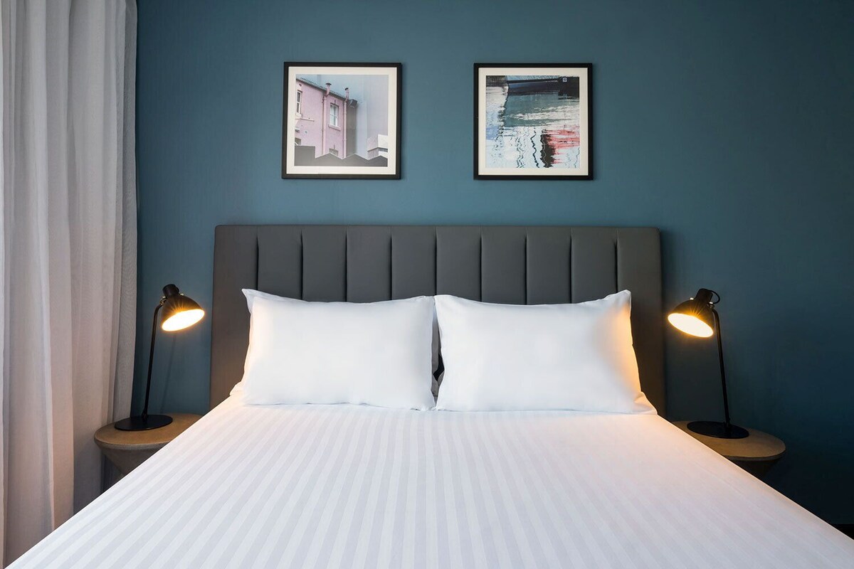 In-room safe, desk, blackout curtains, soundproofing