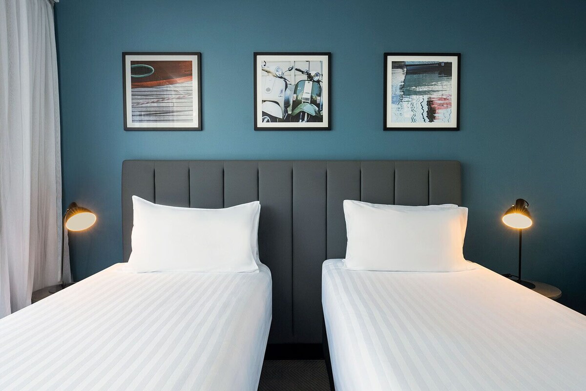 In-room safe, desk, blackout curtains, soundproofing