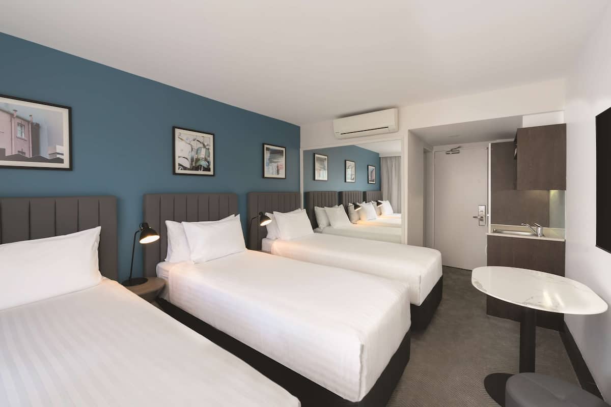 In-room safe, desk, blackout curtains, soundproofing