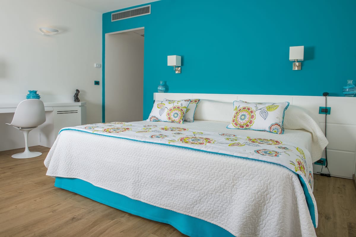 Deluxe-Doppelzimmer, Terrasse, Meerblick