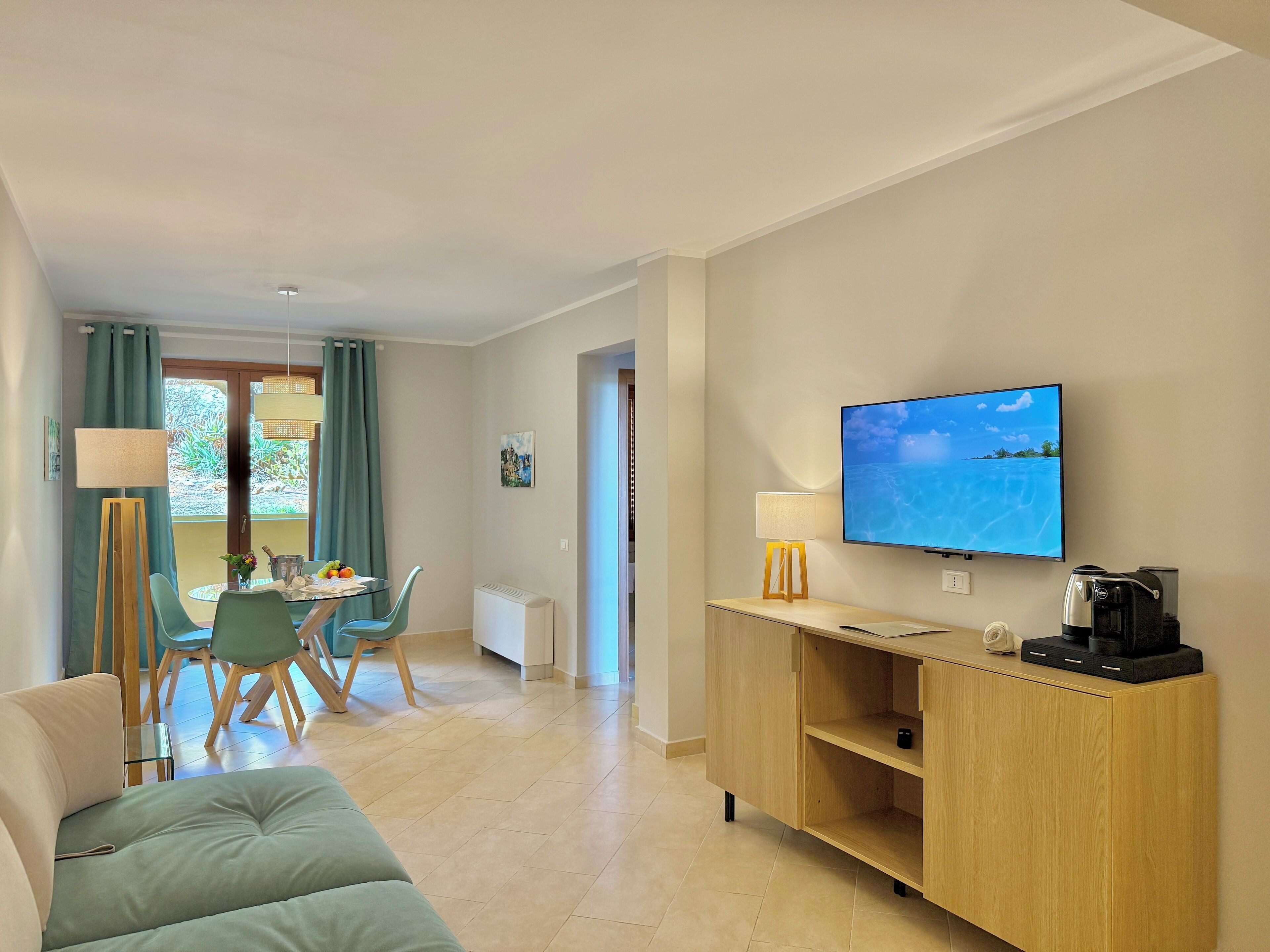 Suite Panoramique, vue mer | Coin séjour