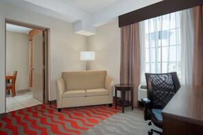 Suite, 1 King Bed with Sofa bed | Desk, laptop workspace, blackout drapes, iron/ironing board - Holiday Inn Express Hotel & Suites Barrie by IHG (Barrie)