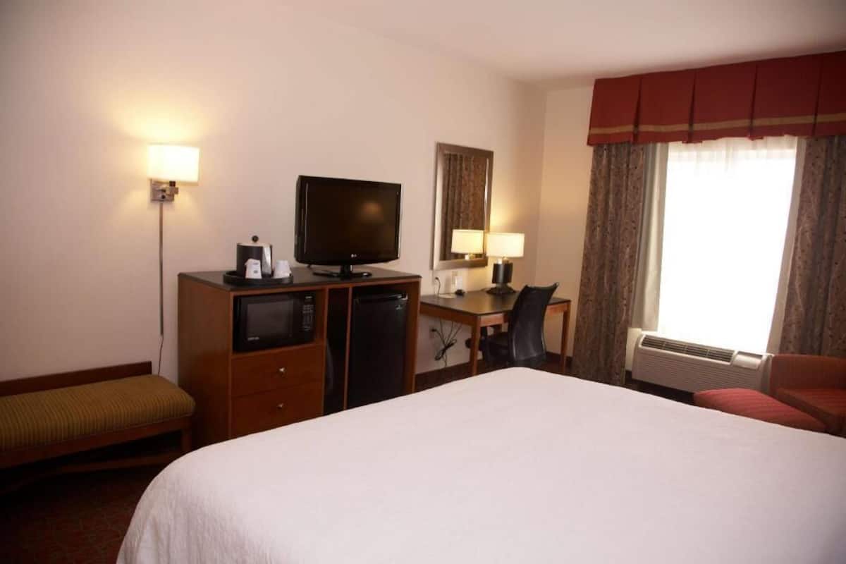 In-room safe, desk, blackout curtains, iron/ironing board