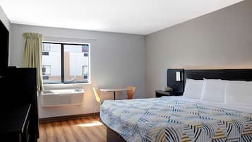 Een laptopwerkplek, gratis wifi, beddengoed