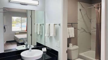 Shower, towels
