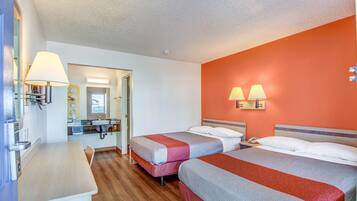 Free WiFi, bed sheets