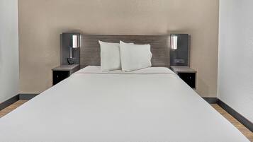 Free WiFi, bed sheets