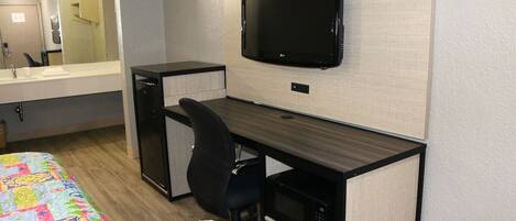 Desk, iron/ironing board, free WiFi, bed sheets