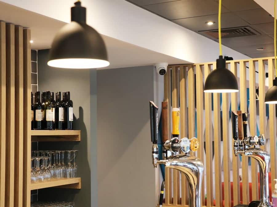 Sports bar, alfresco dining