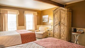 Hypo-allergenic bedding, in-room safe, individually decorated