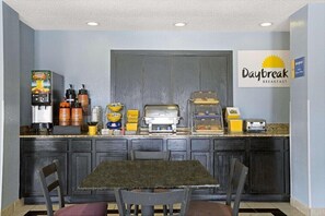 Free daily on-the-go breakfast