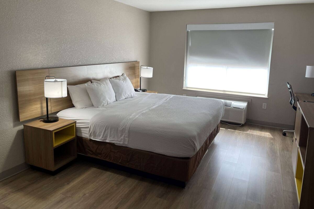 In-room safe, desk, blackout curtains, iron/ironing board