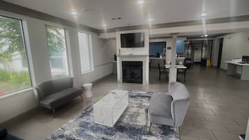 Sala de estar en el lobby