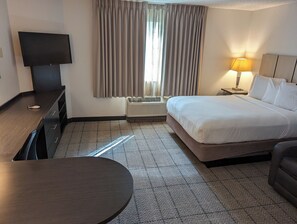 Suite, 1 cama Queen size y sofá cama (One Bedroom) | Área de sala de estar | Televisión y reproductor de DVD 