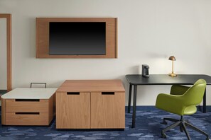 Desk, iron/ironing board, cribs/infant beds, rollaway beds