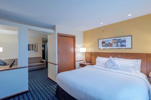 Suite, 1 King Bed | Desk, blackout curtains, iron/ironing board, free cots/infant beds - Fairfield Inn & Suites by Marriott Cleveland Streetsboro (Streetsboro)