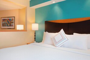 Executive-Suite, 1 King-Bett und Schlafsofa | Pillowtop-Betten, Schreibtisch, Verdunkelungsvorhänge