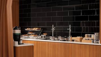 Free daily buffet breakfast