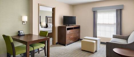 42-inch LCD TV with satellite channels, TV
