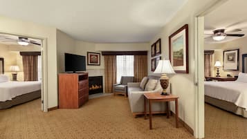 Two Bedroom Suite, Two King Beds, Non-Smoking | In-room safe, blackout drapes, iron/ironing board, free WiFi