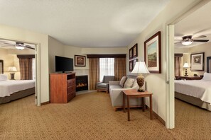 Two Bedroom Suite, Two King Beds, Non-Smoking | In-room safe, blackout drapes, iron/ironing board, free WiFi