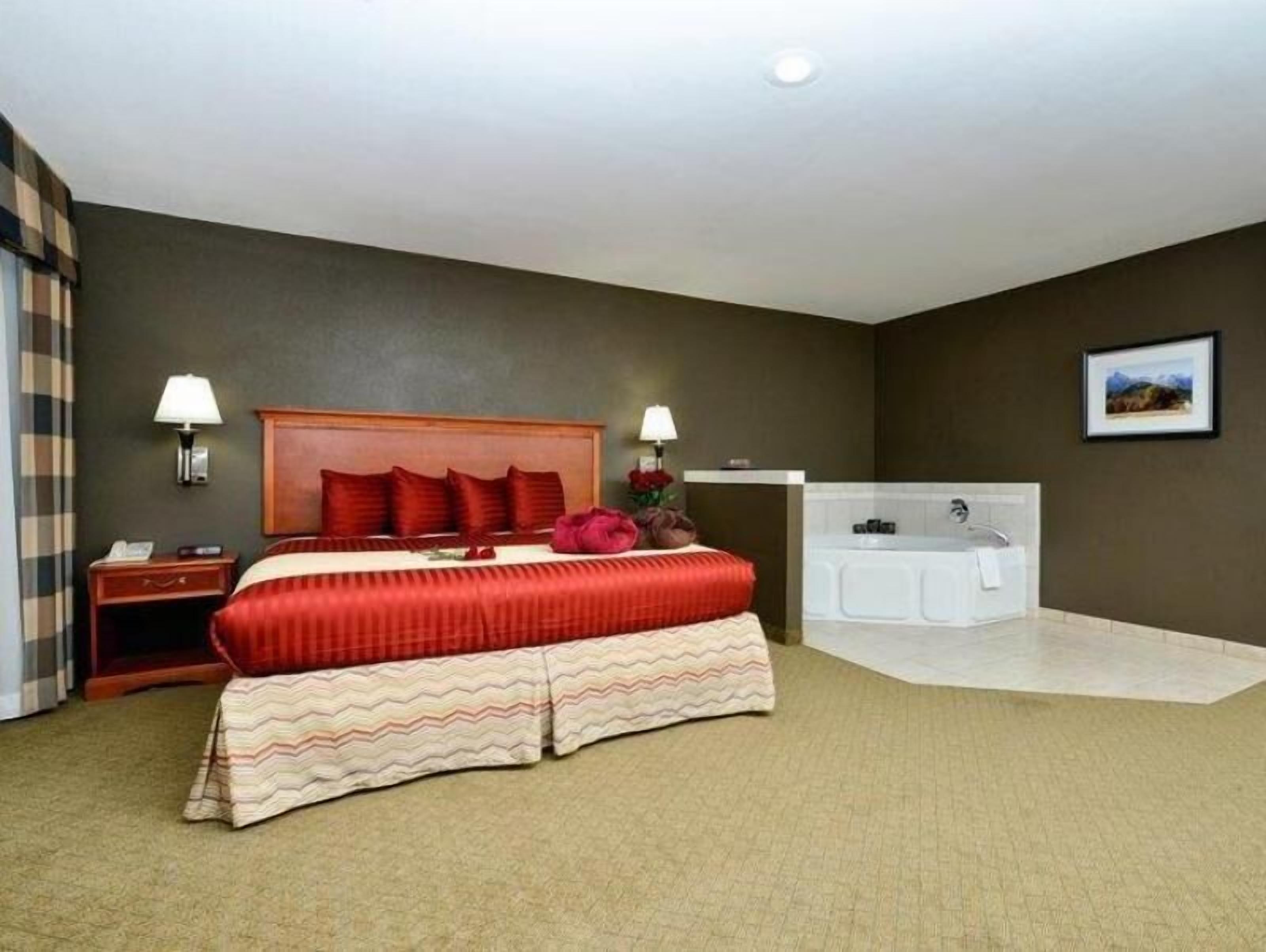 Desk, blackout curtains, iron/ironing board, free WiFi