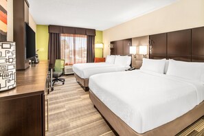 Premium bedding, down duvets, in-room safe, desk