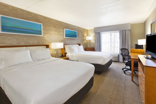 Standard Room, 2 Queen Beds | Desk, iron/ironing board, free cribs/infant beds, free WiFi