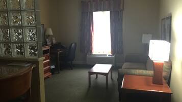Suite, 1 Bedroom | Living area | 43-inch LED TV with satellite channels, TV