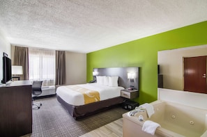 Pillow-top beds, in-room safe, desk, laptop workspace