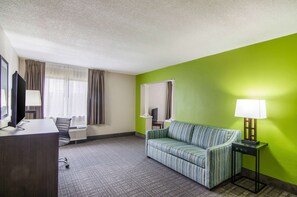 Suite, 2 Queen Beds, Non Smoking | Pillow-top beds, in-room safe, desk, laptop workspace