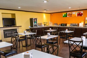 Café da manhã com buffet grátis