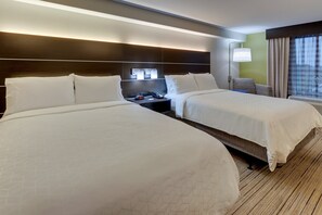 Standard Room, 2 Queen Beds | 1 bedroom, desk, laptop workspace, iron/ironing board