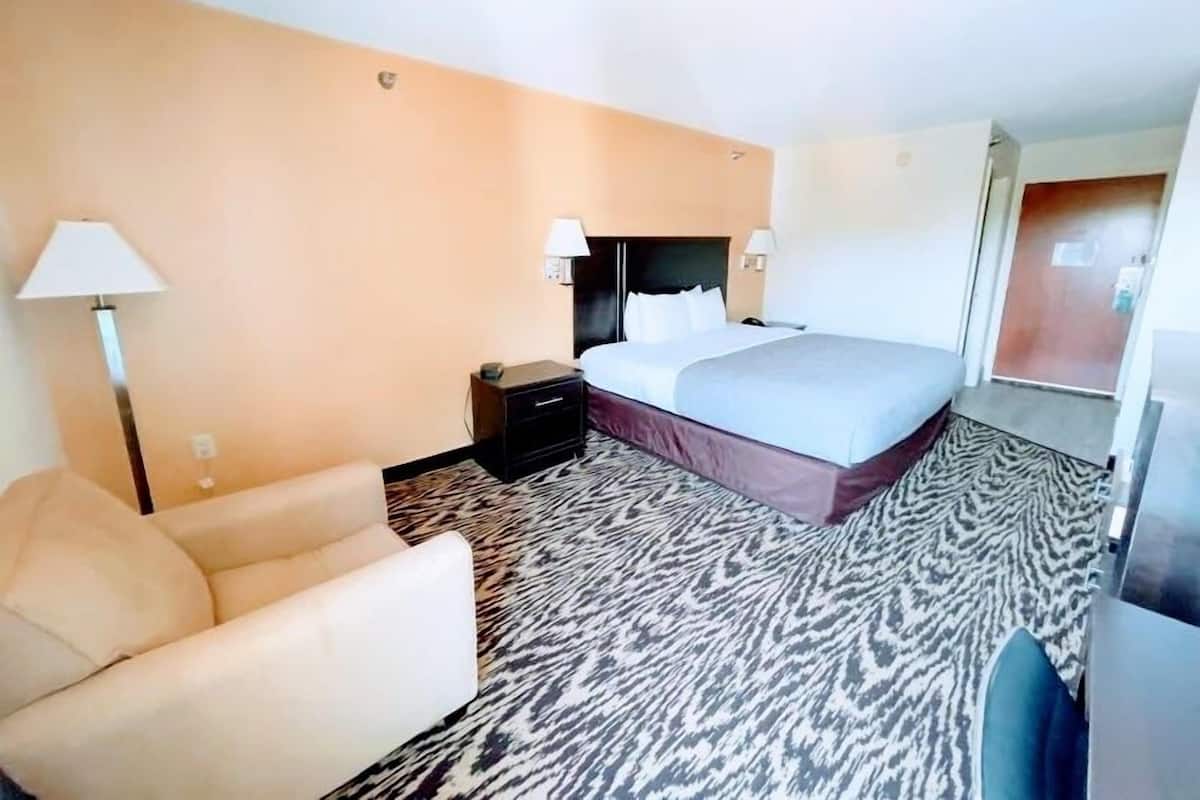 Standard Room, 1 King Bed, Non Smoking | Premium bedding, desk, iron/ironing board, free WiFi