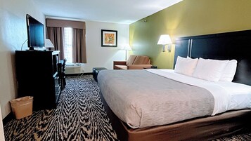 Suite, 1 King Bed with Sofa bed, Non Smoking | Premium bedding, desk, laptop workspace, blackout drapes