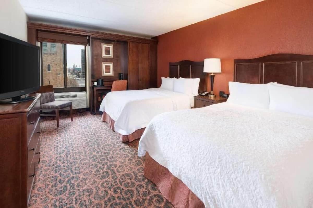 In-room safe, desk, blackout curtains, iron/ironing board