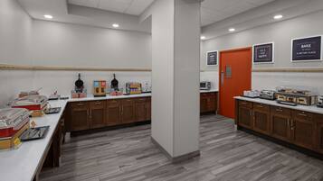 Free daily on-the-go breakfast