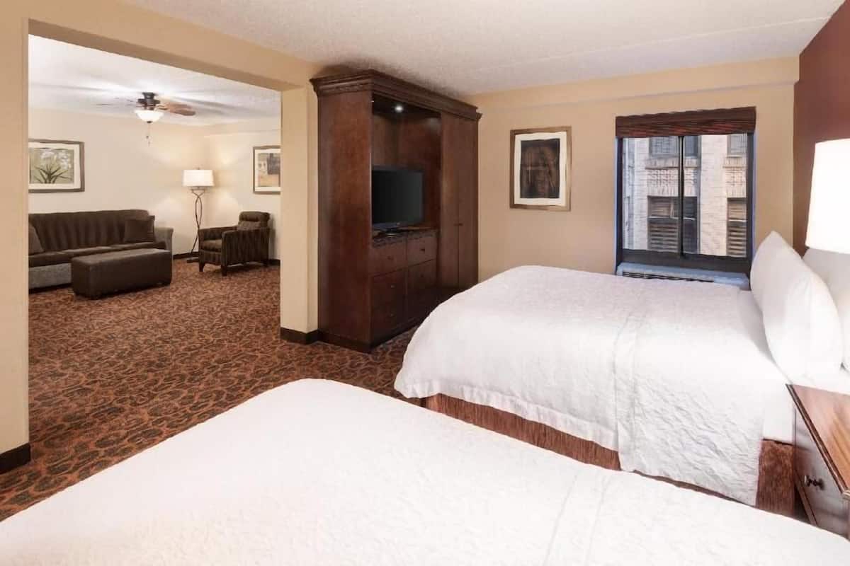 In-room safe, desk, blackout curtains, iron/ironing board