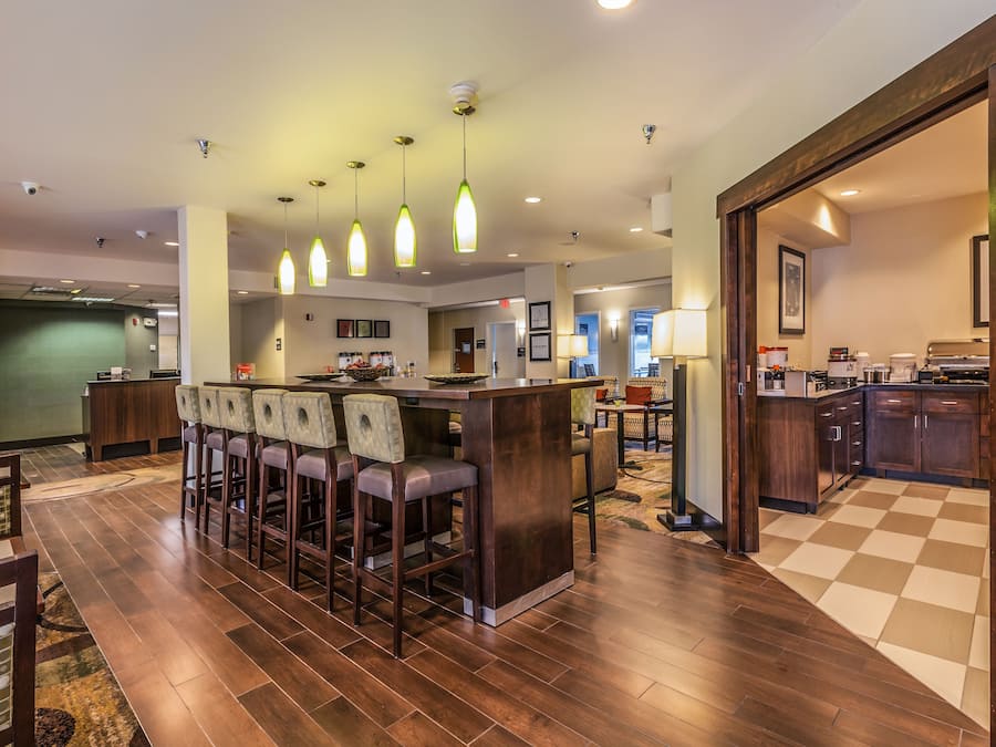 Free daily buffet breakfast