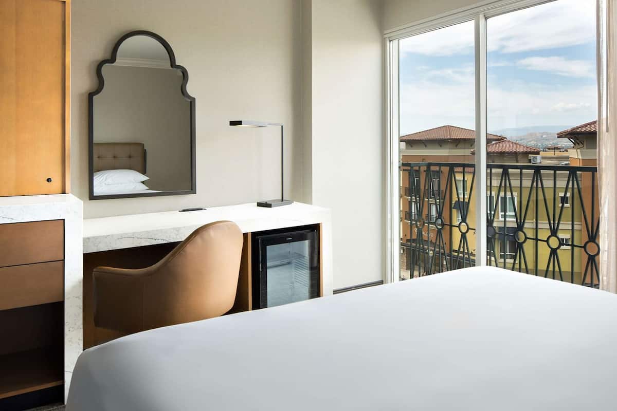 In-room safe, desk, laptop workspace, blackout drapes