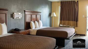 Standard Room, 2 Queen Beds | Iron/ironing board, free WiFi, alarm clocks