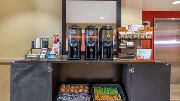 Free daily on-the-go breakfast