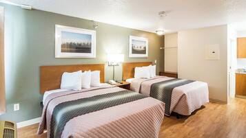 Standard Studio, 2 Queen Beds, Non Smoking | Free WiFi, bed sheets