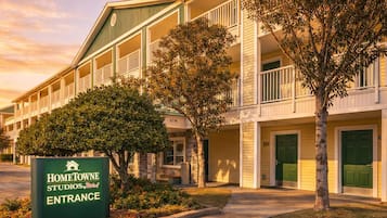 Façana frontal de l'allotjament