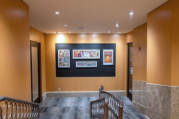 Fitness center at The Belvedere Hotel