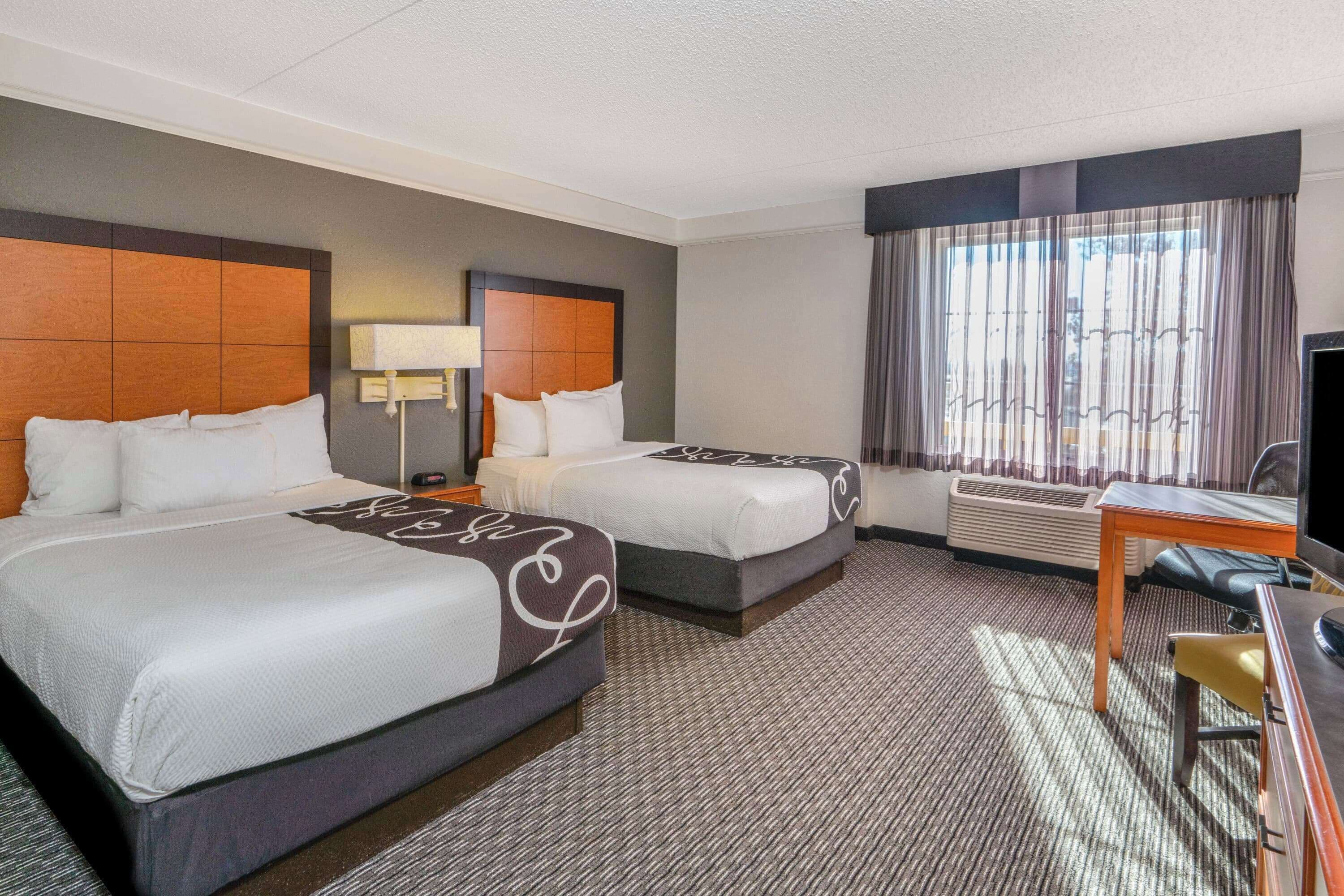 premium bedding, desk, iron/ironing board, free cots/infant beds