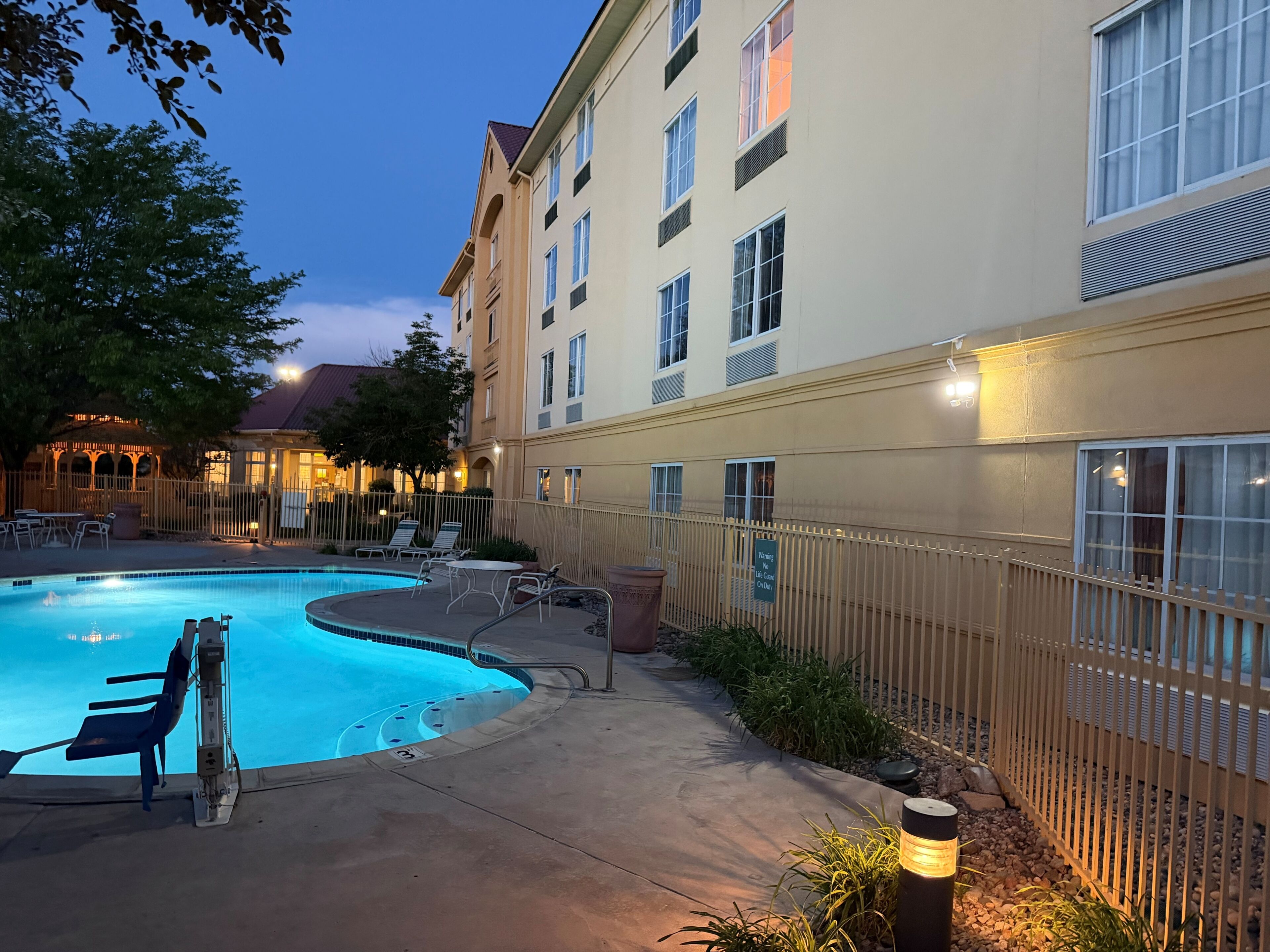 Seasonal outdoor pool