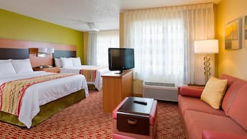 Studio Suite, Multiple Beds, Non Smoking | In-room safe, desk, iron/ironing board, free cribs/infant beds