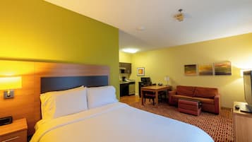 In-room safe, desk, iron/ironing board, free cribs/infant beds